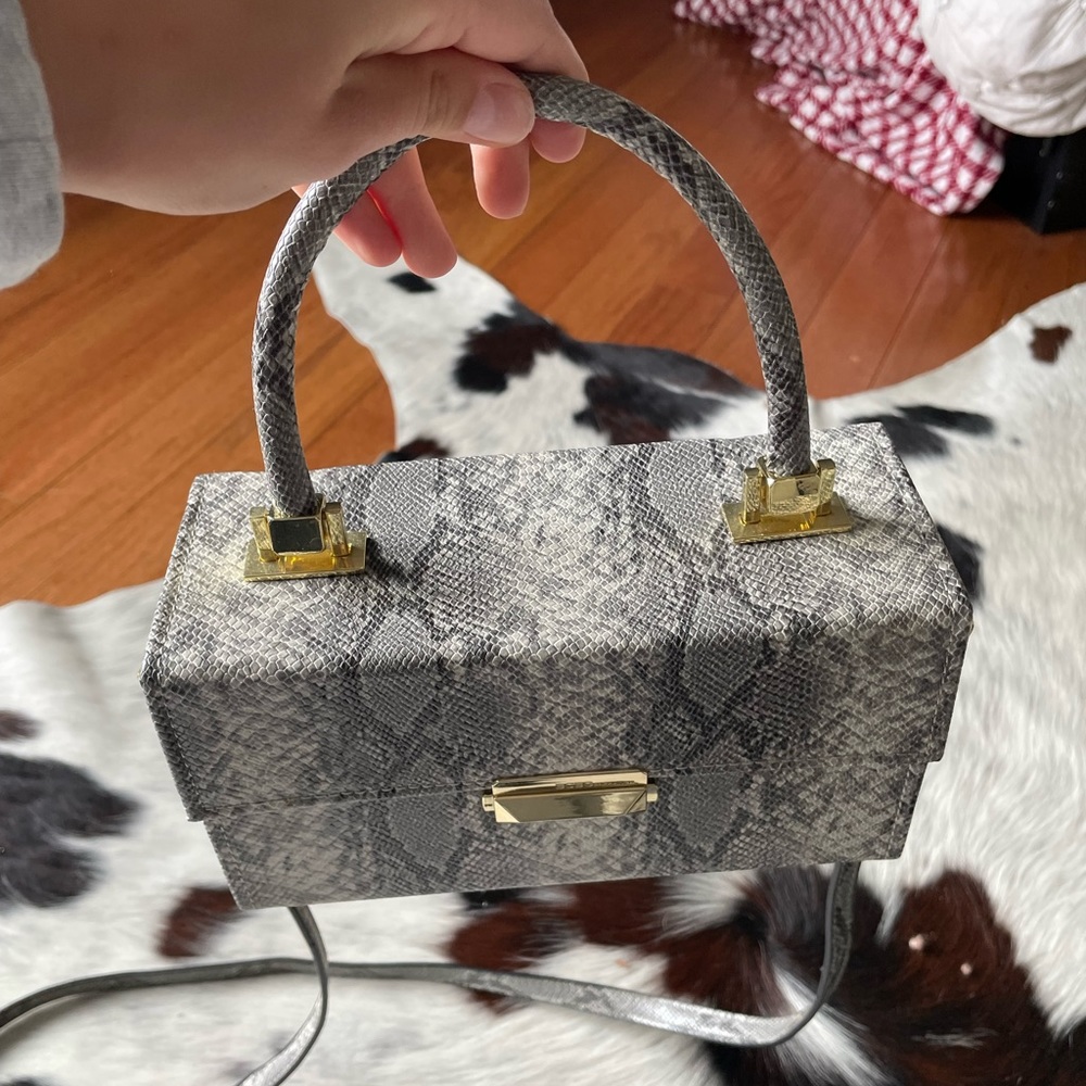 BCBG Snake Pattern Purse - Picture 4 of 6